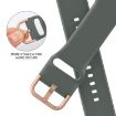 Apple Watch SE 40mm Olive Silicone Pin Buckle Band - 3