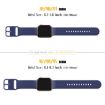 Apple Watch SE 40mm Silicone Band, Pin Buckle - Violet Gray - 2