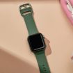 Apple Watch Series 6 40mm Clover Silicone Pin Buckle Band - 4