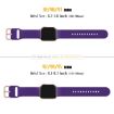 Apple Watch Series 6 40mm Purple Silicone Pin Buckle Band - 2