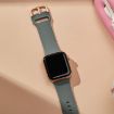 Apple Watch Series 6 40mm Olive Silicone Pin Buckle Band - 4