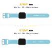 Apple Watch Series 6 40mm Light Blue Silicone Pin Buckle Band - 2