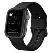 Apple Watch Series 6 44mm Black Silicone Pin Buckle Band - 1