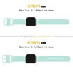 Apple Watch Series 5 44mm Mint Green Silicone Band Pin Buckle - 2