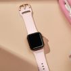 Apple Watch Series 5 44mm Pink Sand Silicone Band with Pin Buckle - 4