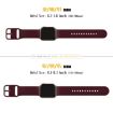 Apple Watch Series 5 44mm Wine Red Silicone Pin Buckle Band - 2