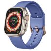 Apple Watch Series 5 40mm Cyan Blue Silicone Pin Buckle Band - 1