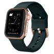 Apple Watch Series 5 40mm Dark Green Silicone Band Pin Buckle - 1