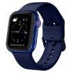 Apple Watch Series 4 44mm Midnight Blue Silicone Band Pin Buckle - 1
