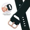 Apple Watch Series 3 38mm Dark Green Silicone Band Pin Buckle - 3