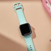 Apple Watch Series 3 42mm Mint Green Silicone Band with Pin Buckle - 4
