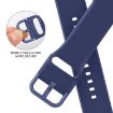 Apple Watch 38mm Violet Gray Silicone Band with Pin Buckle - 3
