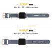 Apple Watch Ultra 2 49mm Blue Grey Silicone Pin Buckle Band - 2