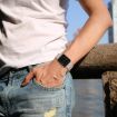 Apple Watch Ultra 2 49mm Silicone Band, Pin Buckle - Milk Tea Color - 5