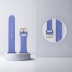 Apple Watch Ultra 2 49mm Cyan Blue Silicone Pin Buckle Band - 3