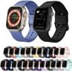 Apple Watch Ultra 2 49mm Dark Purple Silicone Pin Buckle Band - 7