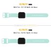 Apple Watch SE 2023 40mm Silicone Band, Pin Buckle - Mint Green - 2