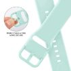 Apple Watch Series 10 46mm Mint Green Silicone Band Pin Buckle - 3