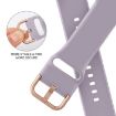 Apple Watch Series 10 46mm Silicone Band, Pin Buckle - Baby Purple - 3