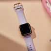 Apple Watch Series 10 46mm Silicone Band, Pin Buckle - Baby Purple - 4