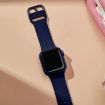 Apple Watch Series 10 46mm Midnight Blue Silicone Band Pin Buckle - 4