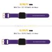 Apple Watch Series 10 42mm Purple Silicone Pin Buckle Band - 2