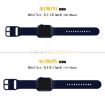 Apple Watch Series 10 42mm Silicone Band, Midnight Blue Pin Buckle - 2