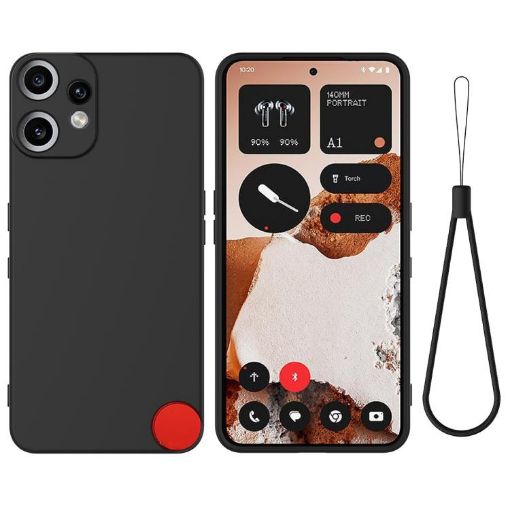 Nothing CMF Phone 2 Pro Black Liquid Silicone Dropproof Case - 1