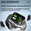 X8S 1.8" TWS Earphone Smart Watch, Bluetooth Call/Heart Rate Monitor - 6
