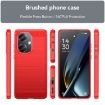 OPPO K11 5G Red Carbon Fiber Brushed Texture TPU Phone Case - 2