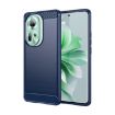 OPPO Reno11 Global Blue Carbon Fiber Brushed Texture TPU Case - 1