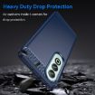 OPPO K12 5G Blue TPU Phone Case - Carbon Fiber Brushed Texture - 3