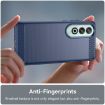 OPPO K12 5G Blue TPU Phone Case - Carbon Fiber Brushed Texture - 5