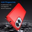 OPPO A60 Red Carbon Fiber Brushed Texture TPU Phone Case - 3