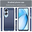 OPPO A60 Blue Carbon Fiber Brushed Texture TPU Phone Case - 2