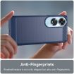 OPPO A60 Blue Carbon Fiber Brushed Texture TPU Phone Case - 5