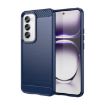 OPPO Reno12 Pro Global Blue Carbon Fiber Brushed TPU Phone Case - 1