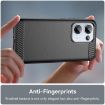 OPPO Reno13 Global Carbon Fiber Brushed Texture TPU Case - Black - 5