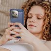 OPPO A5 Energy 5G Blue TPU Phone Case - Carbon Fiber Brushed Texture - 7