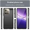 OPPO A5 Pro 5G Global Black Carbon Fiber Texture TPU Phone Case - 2