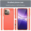 OPPO A5 Pro 4G Red Carbon Fiber Brushed TPU Phone Case - 2