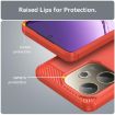 OPPO A5 Pro 4G Red Carbon Fiber Brushed TPU Phone Case - 6