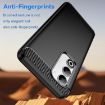 OPPO A5 4G Global Carbon Fiber Brushed TPU Phone Case - Black - 3