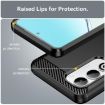 OPPO A5 4G Global Carbon Fiber Brushed TPU Phone Case - Black - 6