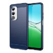 OPPO A5 4G Global Blue Carbon Fiber Brushed TPU Phone Case - 1