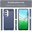 OPPO A5 4G Global Blue Carbon Fiber Brushed TPU Phone Case - 2