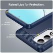 OPPO A5 4G Global Blue Carbon Fiber Brushed TPU Phone Case - 6