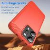 OPPO Reno14 Pro Global Red Carbon Fiber Brushed TPU Phone Case - 3
