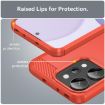 OPPO Reno14 Pro Global Red Carbon Fiber Brushed TPU Phone Case - 6