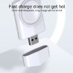 Apple Watch Series Portable Magnetic Wireless Charger - USB Port, White - 2